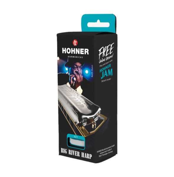 Hohner M590016P-C Big River Harp 10 Holes Harmonica, C - Image 3
