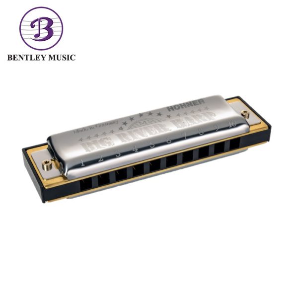 Hohner M590016P-C Big River Harp 10 Holes Harmonica, C