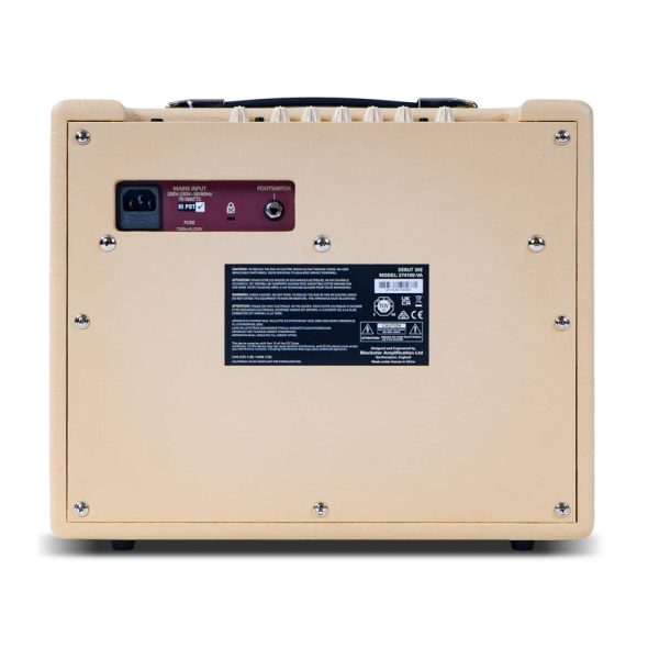 Blackstar DEBUT30E 1x10in 30w Electric Guitar Amp, Cream/Oxblood - Image 2