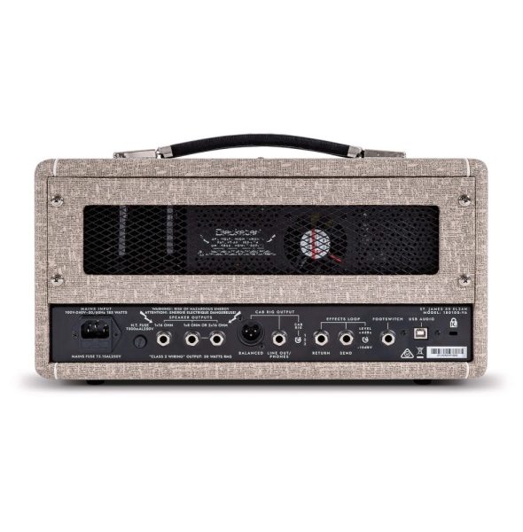 Blackstar STJ50EL34H 50-Watt ST.JAMES Electric Guitar Amp, Head - Image 2